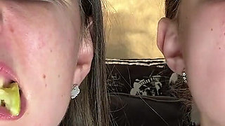 Raw Chew Bite Swallow Tease POV