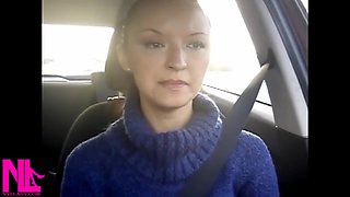 Driving Quick in Flowered Ballet Flats