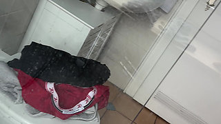 Teen with Perfect Body Showers