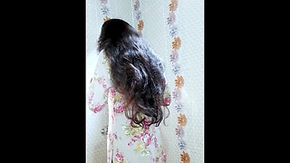 Desi Student Girl Sumaiya Bathroom Fingering Hairy Pussy with Orgasm
