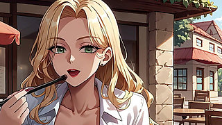 LESBIAN Asian Spa Weekend (Bratty Anime POV)