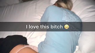 Stepsis gives me her cunt to fuck real hard till it's all creamy
