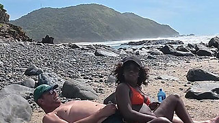 Lost Between Tides and Each Other -horny Ebony MILF Rides Her Lover
