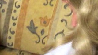 Italian amateur blonde pov