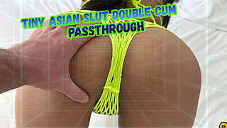 Tiny Asian Slut Double Cum [passthrough]