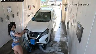 AmWednesday - Van Wash Pt two (Exterior Security Camera Angle)
