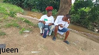 Amateur Ebony with Big Natural Tits Gets Doggystyle Outdoor by Billionaire from Club