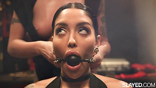 Two cute girls vanessa and lumi have fun together