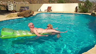 Fucking in The Pool On Holiday