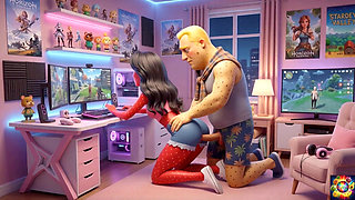 Gamer Room Late Night Romance - Ai Hentai Asmr