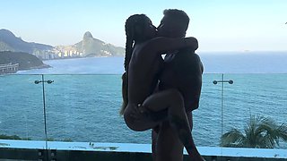 Tattooed Brazilian slut Karen Faez gets properly fucked in bed