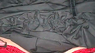 Getting Ready for Halloween with My New Dark Emo Cosplay, to See How Slutty I Can Be in It