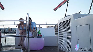 Stacy and Friends Spend the Day on a Boat Playing and Fucking