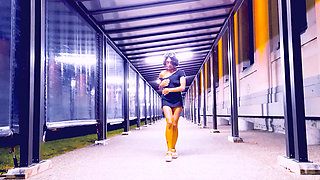 Wyld Yasmin Dancing and Flashing Herself in Public