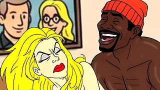 Married Housewife Maria Spreads Her Legs and Becomes a Slut Wife. Cartoon Hentai