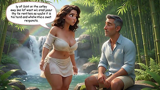 Unexpected Passion Awakens Grumpy Mother-in-law During Countryside Getaway Trip - Ai Generated