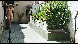 naked girl fucks unknown to unknown in public