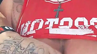 I Take Out My Tits and Fuck Myself in the Car so They Can See Me