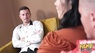 Missionary xxx with admirable chick from Fake Hostel