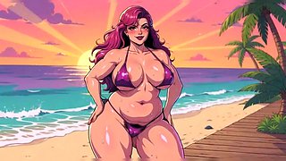 Hentai Big Tits Beach Babes