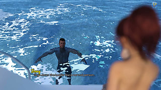 Unbound Resort: Cuckold Husband Caught and Watched His Wife Bouncing on His Boss's Cock on the Yacht - Episode 13