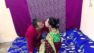 Indian Wife On Anniversary Night Sex With Husband