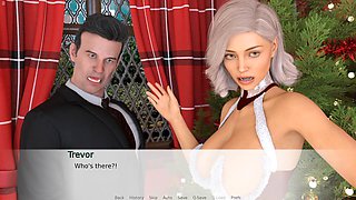 Lisa Giving Blowjob Big Cock Infront Of Cuckold Santa Claus Girl