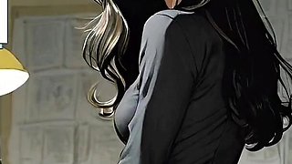 Fetishist Sexy Nun. Comic. a Visual Novel. Foot Fetish