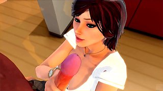 Adult animated visual novel from Joystickcinema about summer fantasies