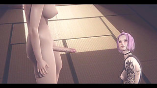 Hentai Uncensored Futanari - Alice Suck and Fucked Misionary Style by Futanari- Japanese Asian Manga Anime Game Porn