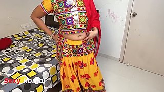 Sexy Komal Garba Dance to Desi Doggystyle Fuck - Big Tits Indian Teen Homemade HD