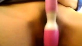 Asian Girl Masturbates with a Sex Toy in Public Restaurant