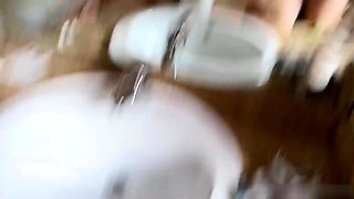 OnlyViola Gives Head In Hotel Bathroom