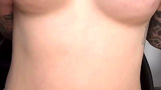Amateur blondie solo anal masturbation