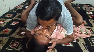 Desi Husband Rough Face Fucks Skinny Wife - Homemade Indian Sex