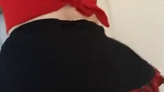 Une Suédoise potelée à grosses miches dans un porno fait maison