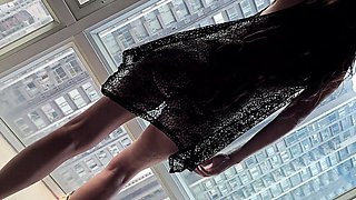 VOYEUR Hot Wife Morning at Hotel Room