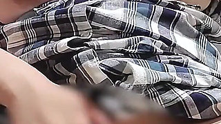 A Married Woman Masturbating in the Store Toilet