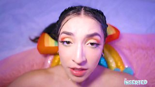 INSERTED Madison Wilde's messy face