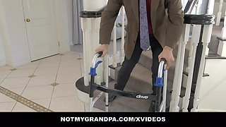 Stepgrandpa rich would help sia passion if she takes care of him