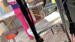 Tattoo Shop Slut Gets Pussy Licked & Sucks Cock While Getting Inked