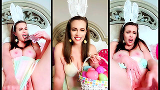 Sexy Easter Bunny Nikki Wants Your Load - Stroke & Creampie My Pussy