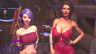 Steamy stepmom gets ready for a wild night with her stepson in animated fun