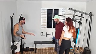 Exclusive Academy Betrayal! Hot Wife Fucks Behind Cuckold Husband - Blowjob & Doggy Style