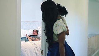 August Skye fucks her injured stepson