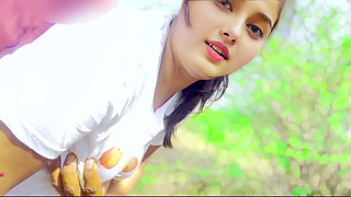 Desi Village Girl Friend Outdoor Sex in Jungle with Boyfriend Fucking Sex Video Hindi Audio Sex Vlog