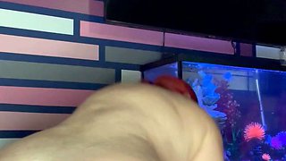 Chubby Brunette Big Boobs Dildo Masturbation