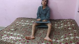 Deep Throat Blowjob By Old Desi Indian Teen With Rough Hardsex