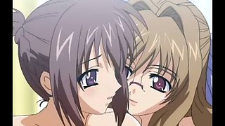 Hot threesome in seduction lessons hentai porn