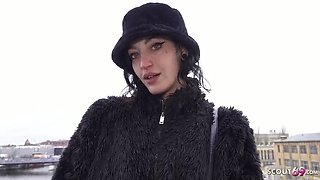 Skinny Goth Teen Brisen Gets Rough Fuck & Squirting Orgasm in German Scout Casting - Deepthroat & Rimjob